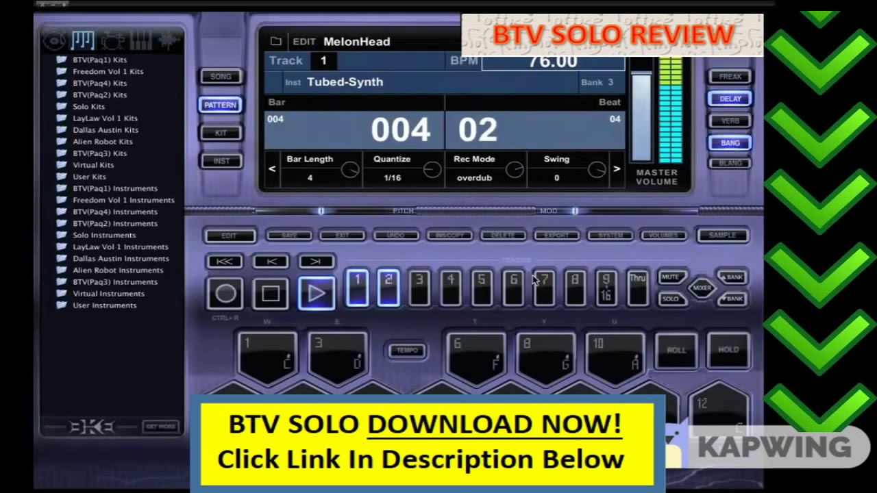 btv solo sounds distorted